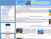 Tablet Screenshot of 3d-screensaver-jam.com